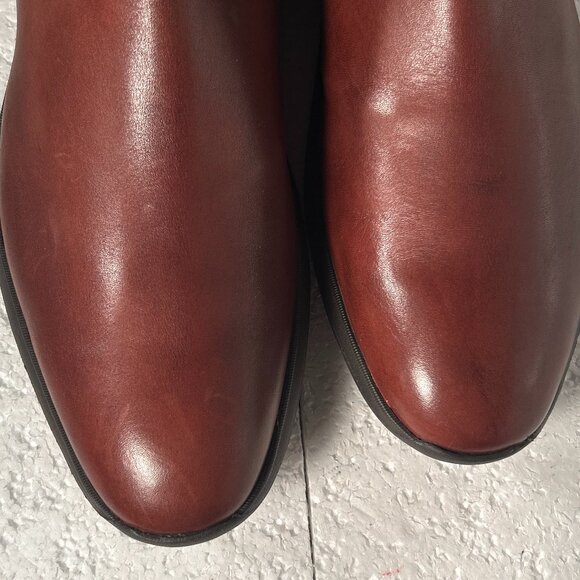 Johnston & Murphy NWOT SZ 11 Mens Brown Leather Chelsea Boot Heritage Old Money - Picture 4 of 10